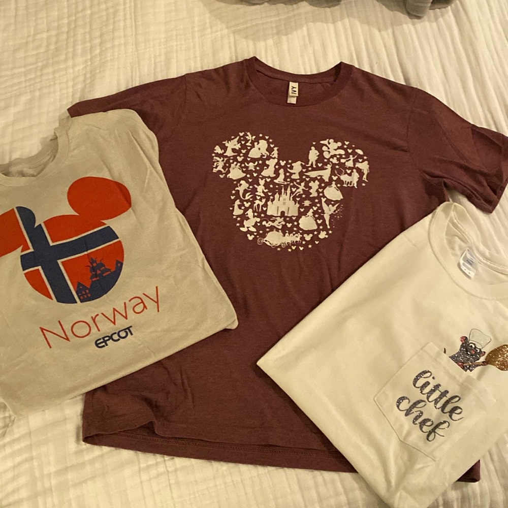 Women’s large Disney shirts